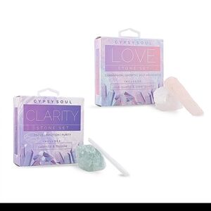 Clarity and Love Stone Set - Purple and Pink